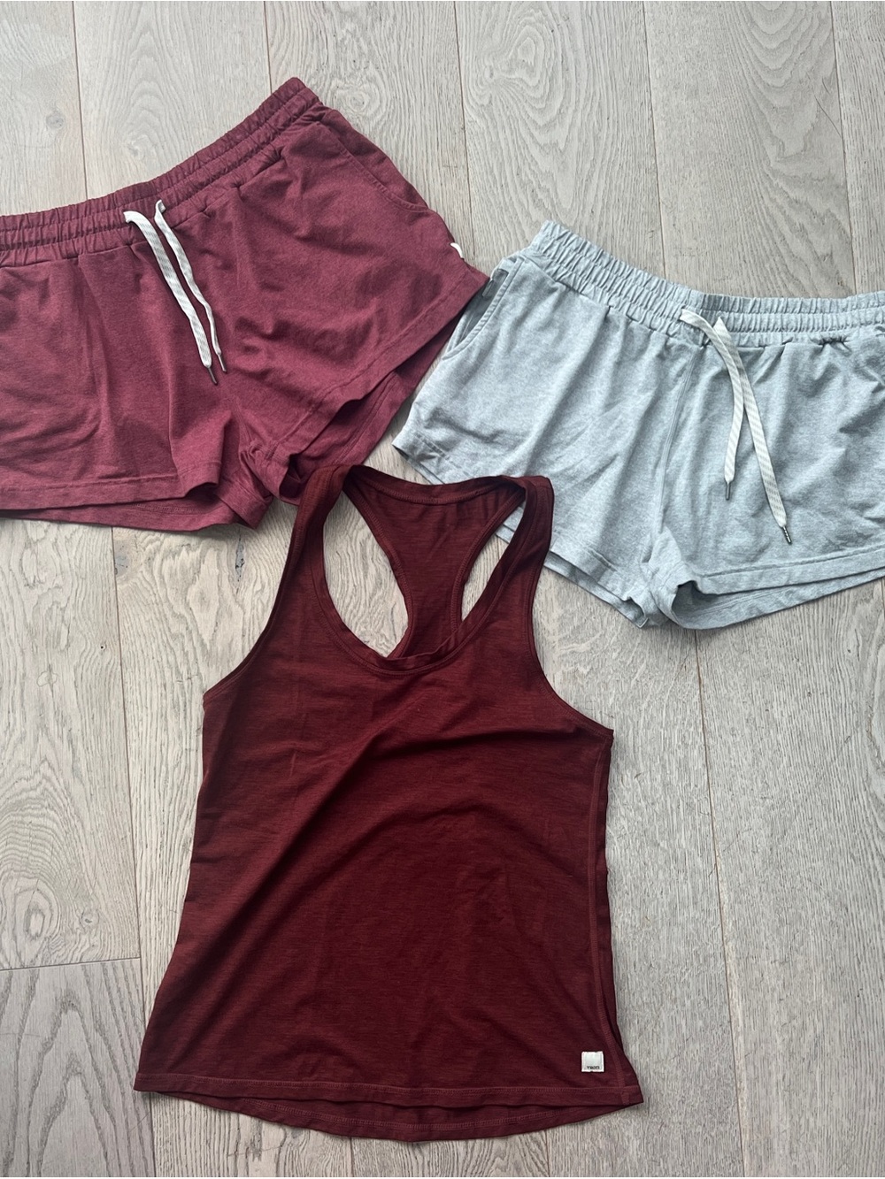 Vuori Women’s Size M Halo Performance Shorts Tank Top Set of 3